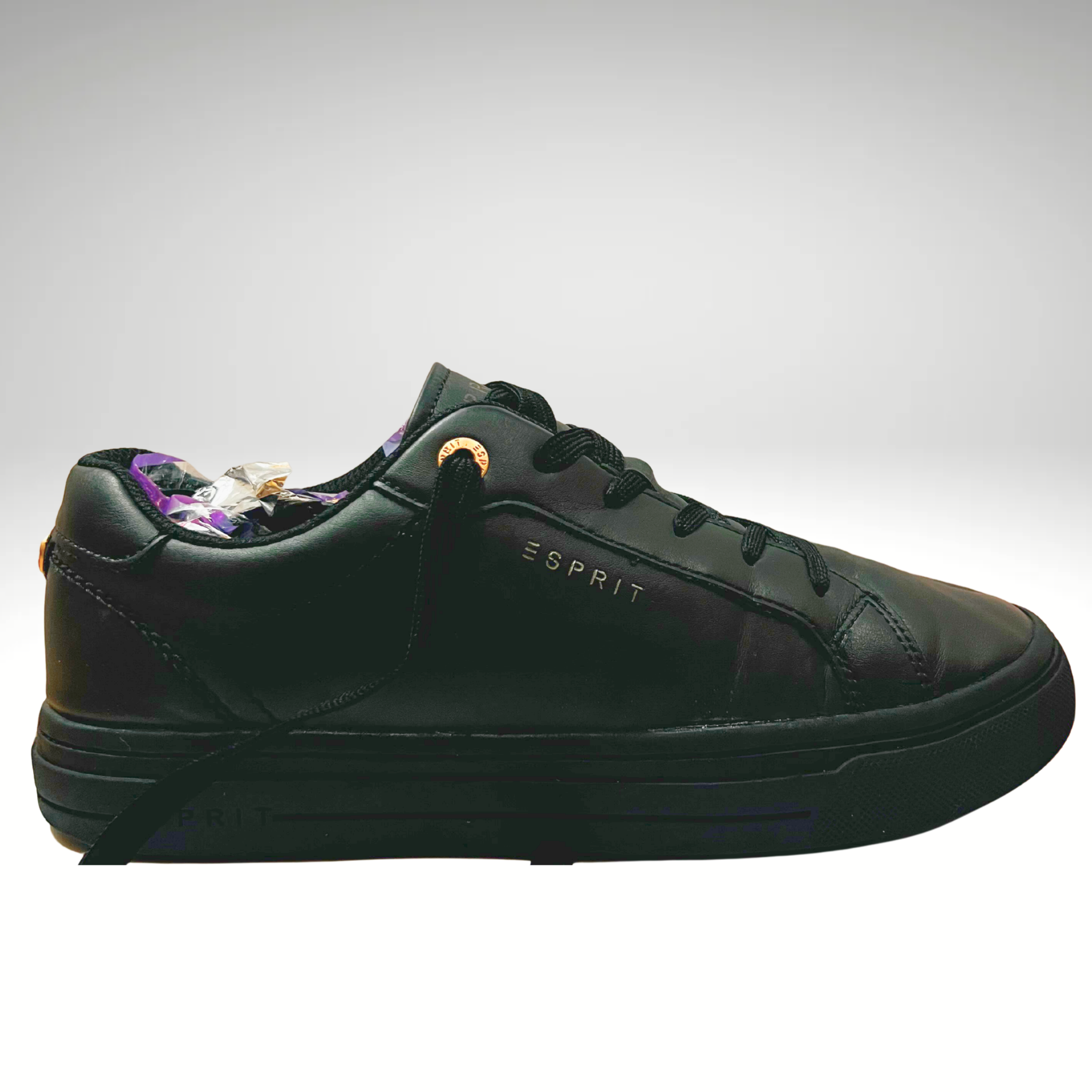 Espirit Black Low-Top Sneakers