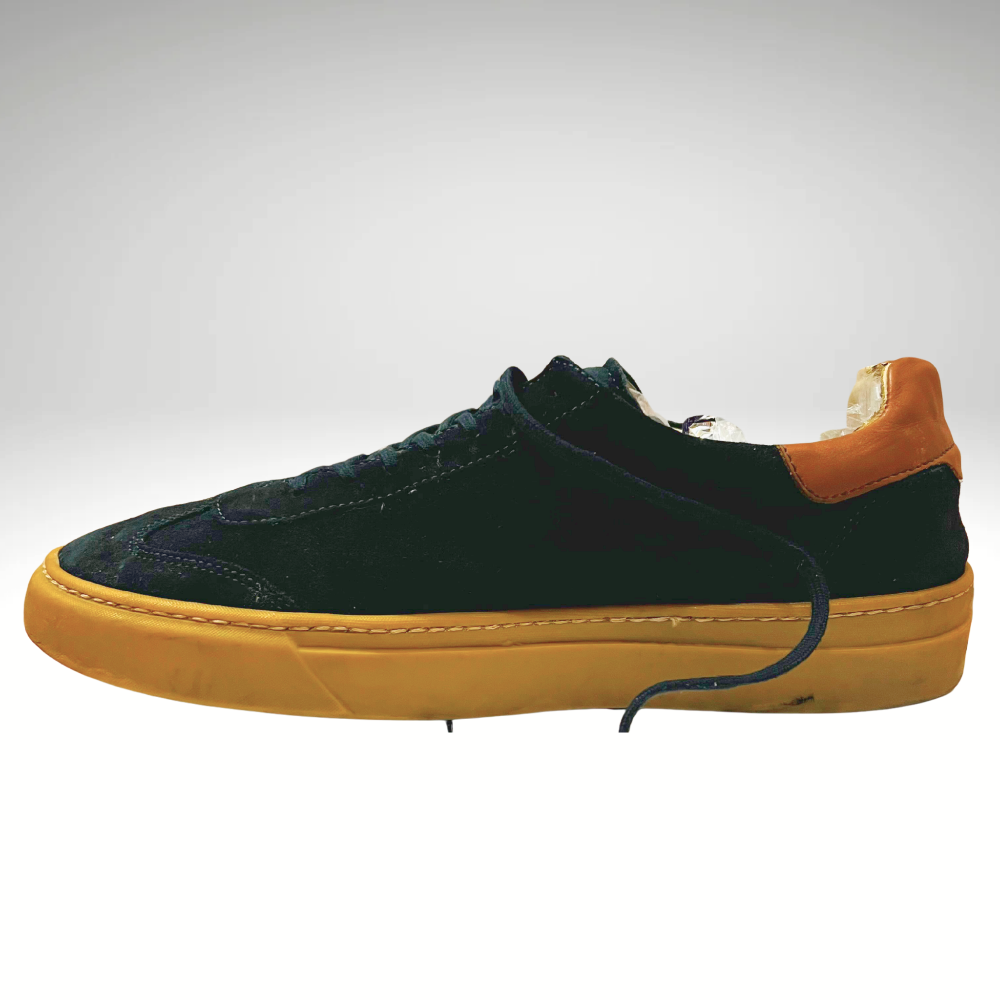 Farrutx Bergamo Navy-Camel Velour Sneaker