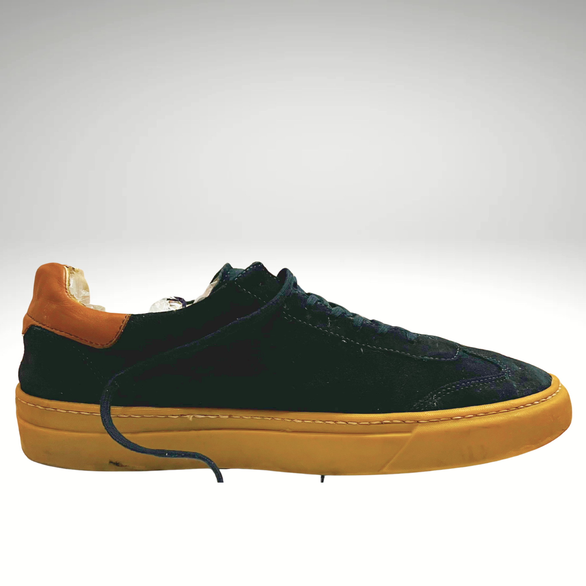 Farrutx Bergamo Navy-Camel Velour Sneaker